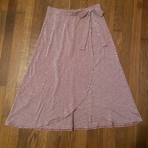 Skirt striped, size M, Caution to the wind, with bow